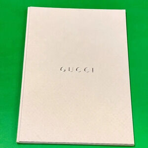 GUCCI 2014 Collection Catalog White Cover Color Photos Book Hard  Cover